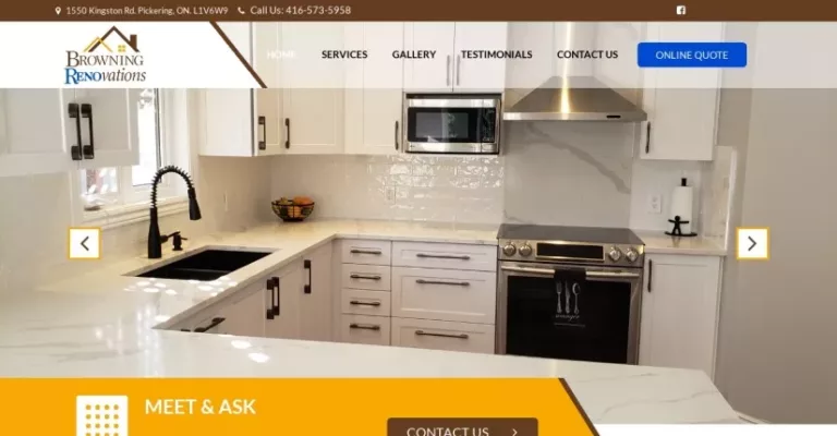 browning renovations kitchen basement renovation pickering bathroom renovation drywall installation pickering 768x400