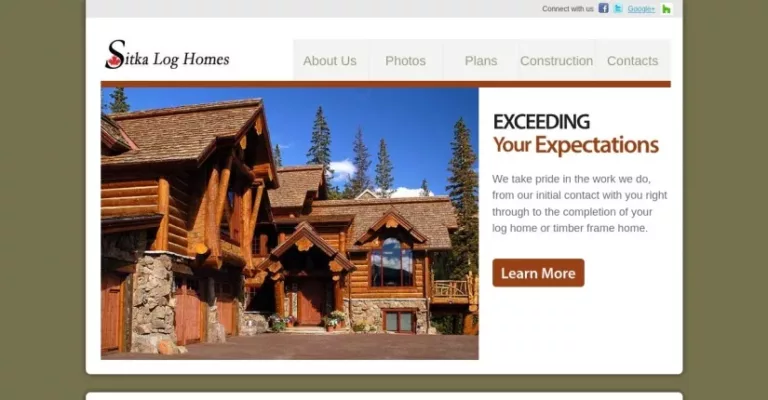 sitka log homes inc 768x400
